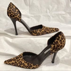 Charles David leopard print stilettos